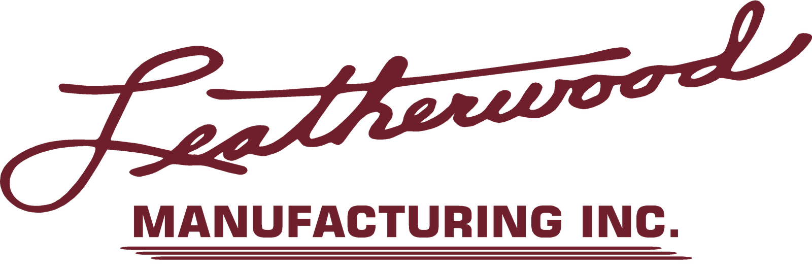 Mike Leatherwood's handwritten signature, the Leatherwood Manufacturing logo